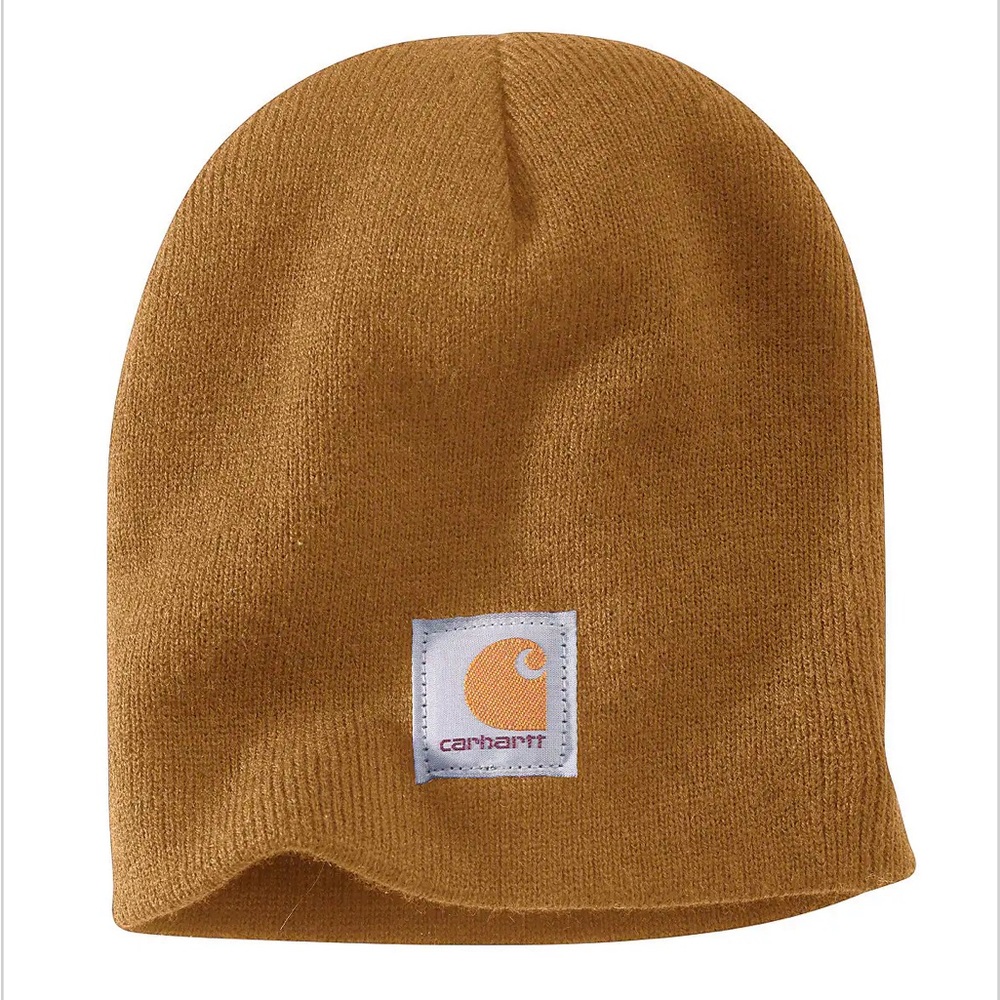 New Carhartt Rib Beanie Brown